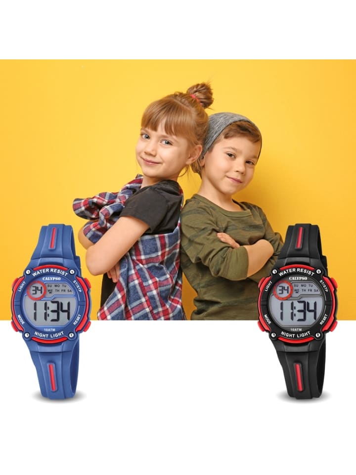 Calypso Digital-Armbanduhr Calypso Digital schwarz mittel (ca. 33mm) günstig kaufen onesize
