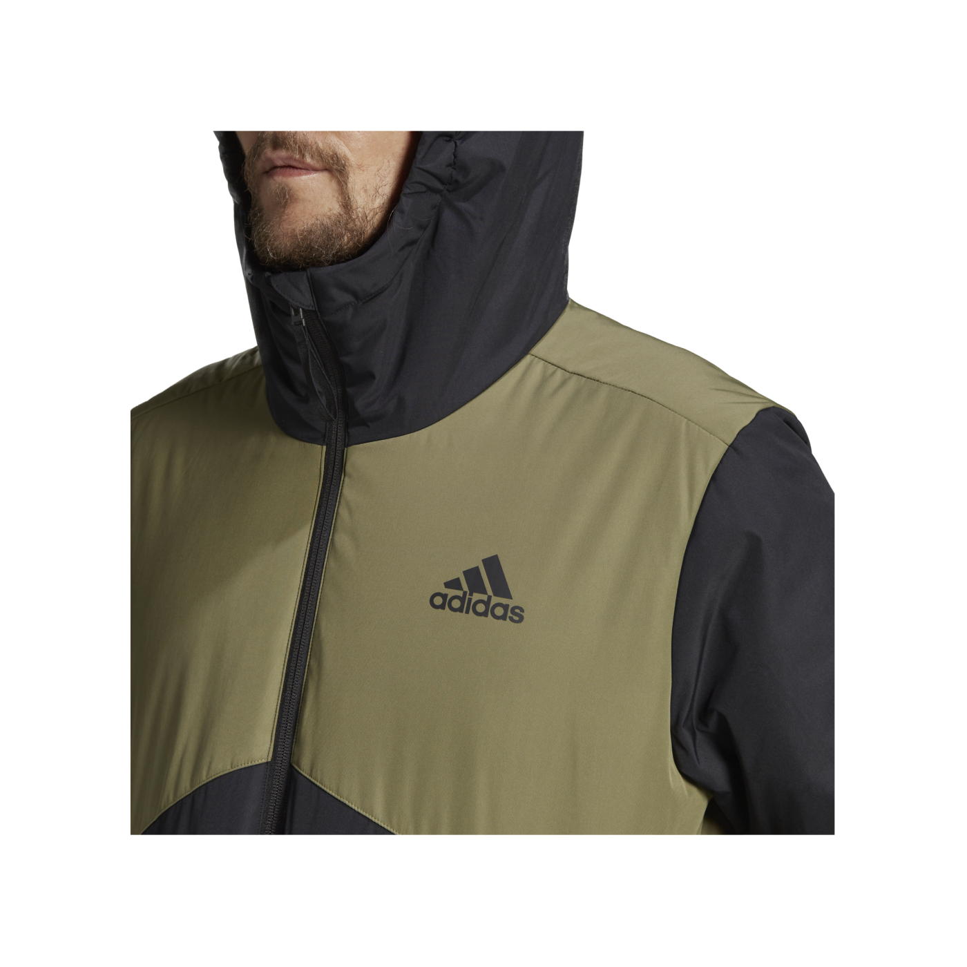 adidas BSC ST Jacke Schwarz Grün