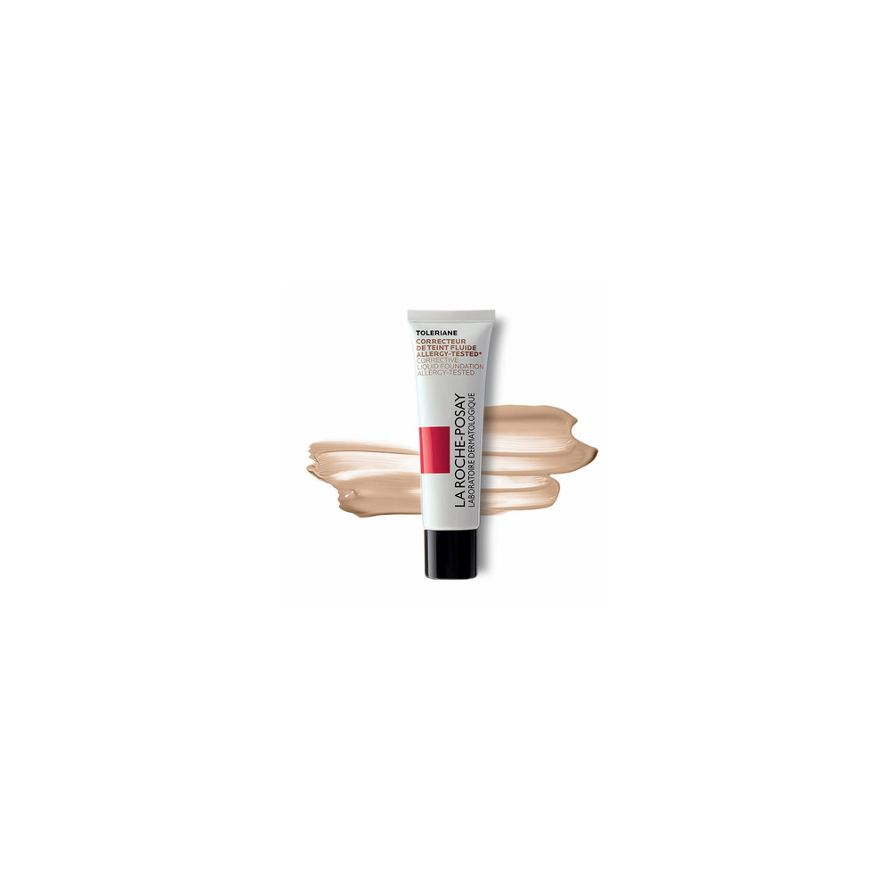 La Roche-Posay Toleriane Correcteur de teint fluide 15doré Fond de Teint Fluide Correcteur Imperfections Peaux Sensibles et Allergiques