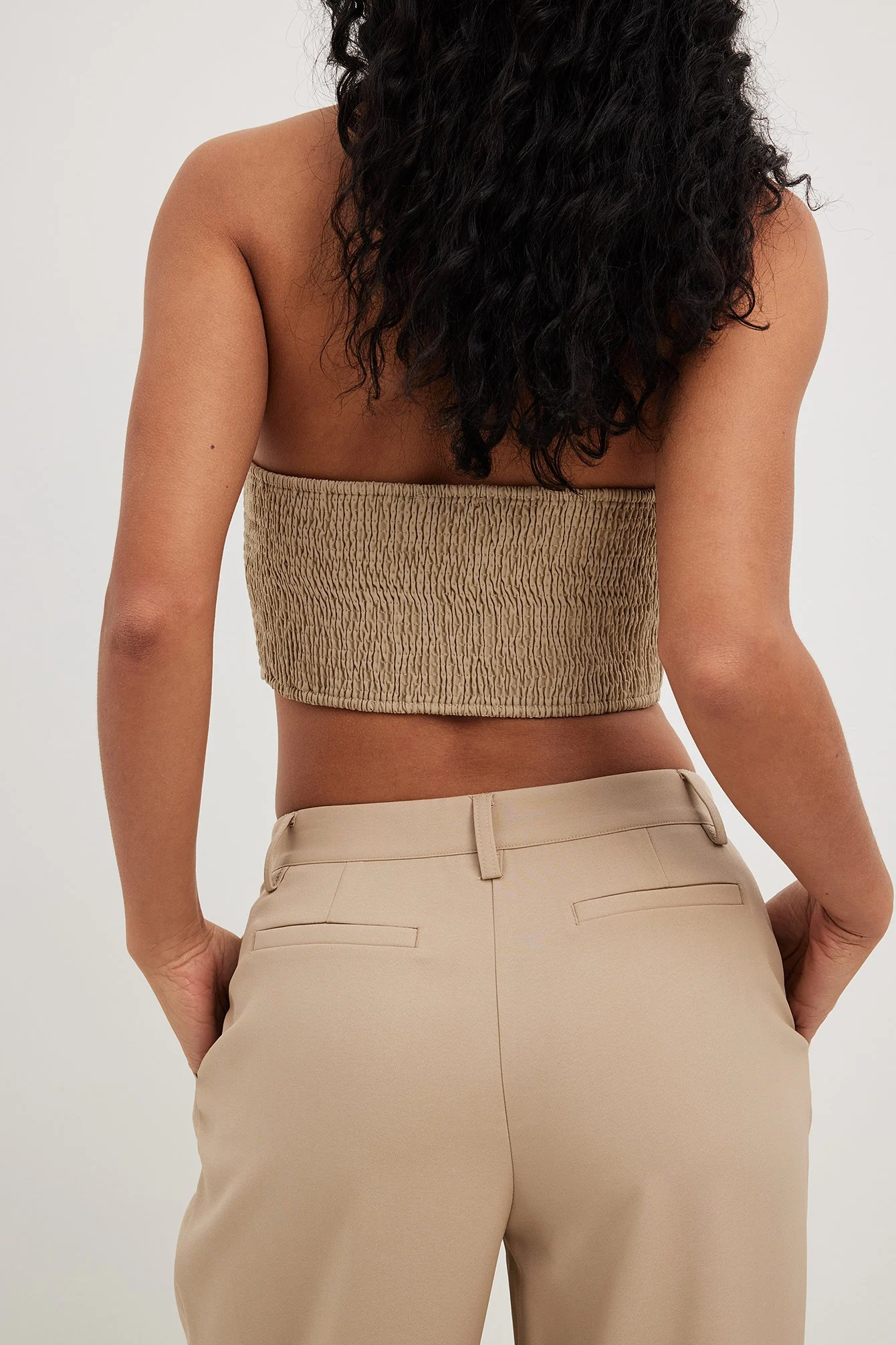 Tailliertes Bandeau-Top