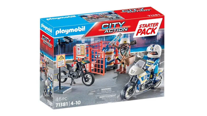 PLAYMOBIL 71381 - City Action - Starter Pack Polizei