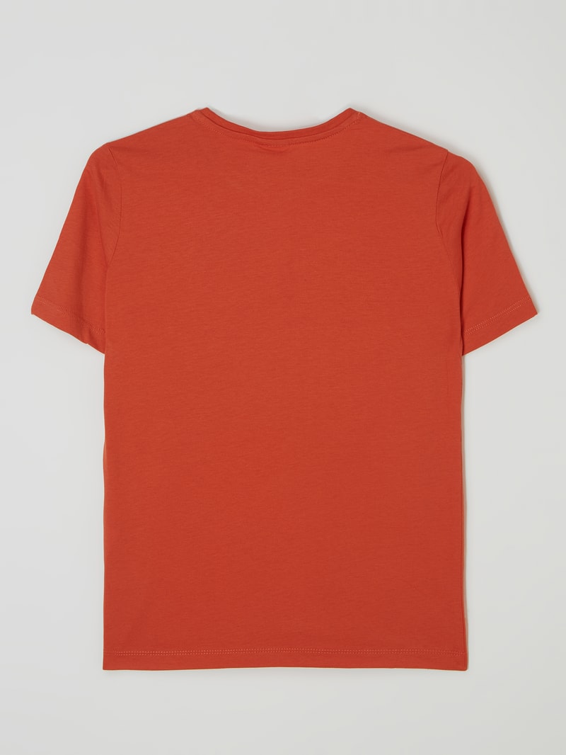 T-Shirt aus Baumwolle in orange