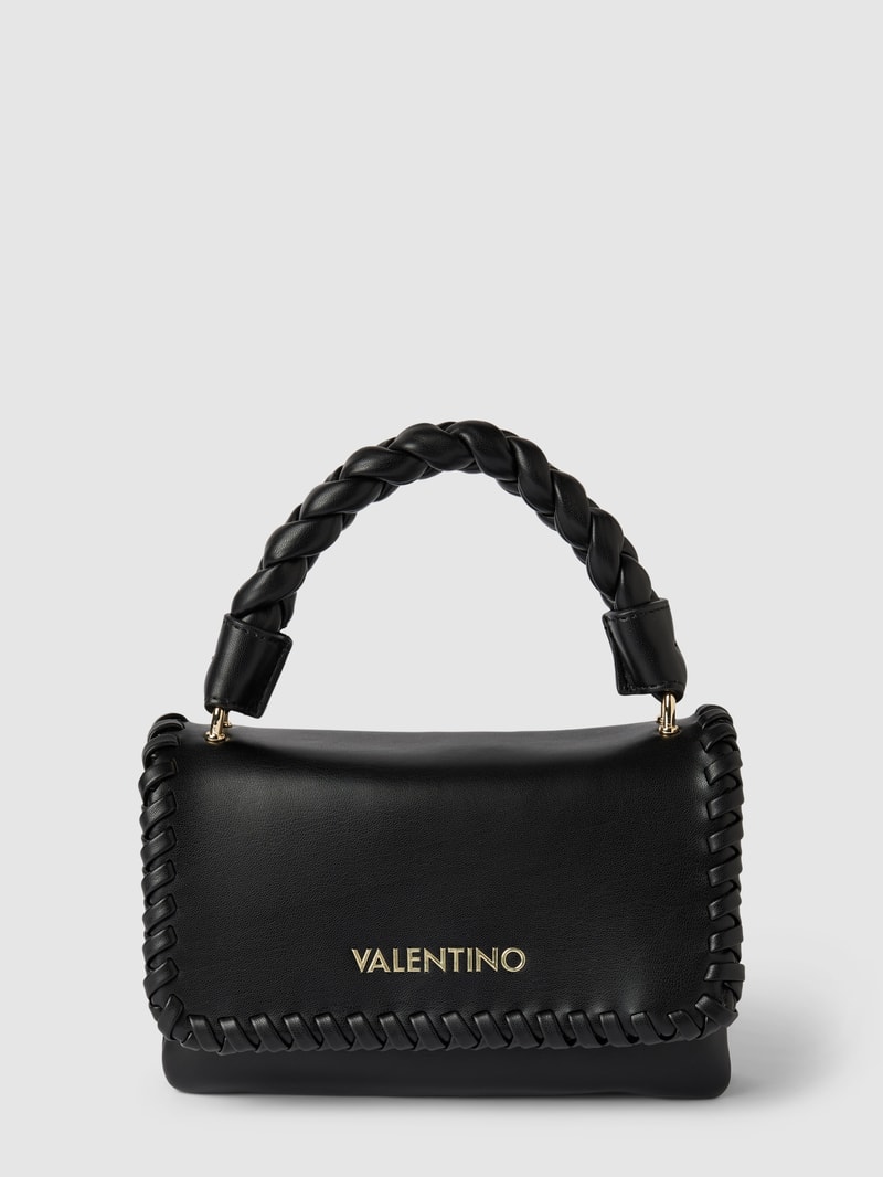 Handtasche mit Label-Detail in schwarz