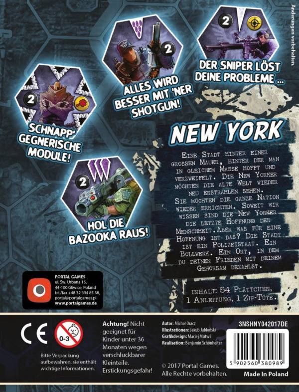 Neuroshima Hex: New York 3.0 (Erw. (deutsch)
