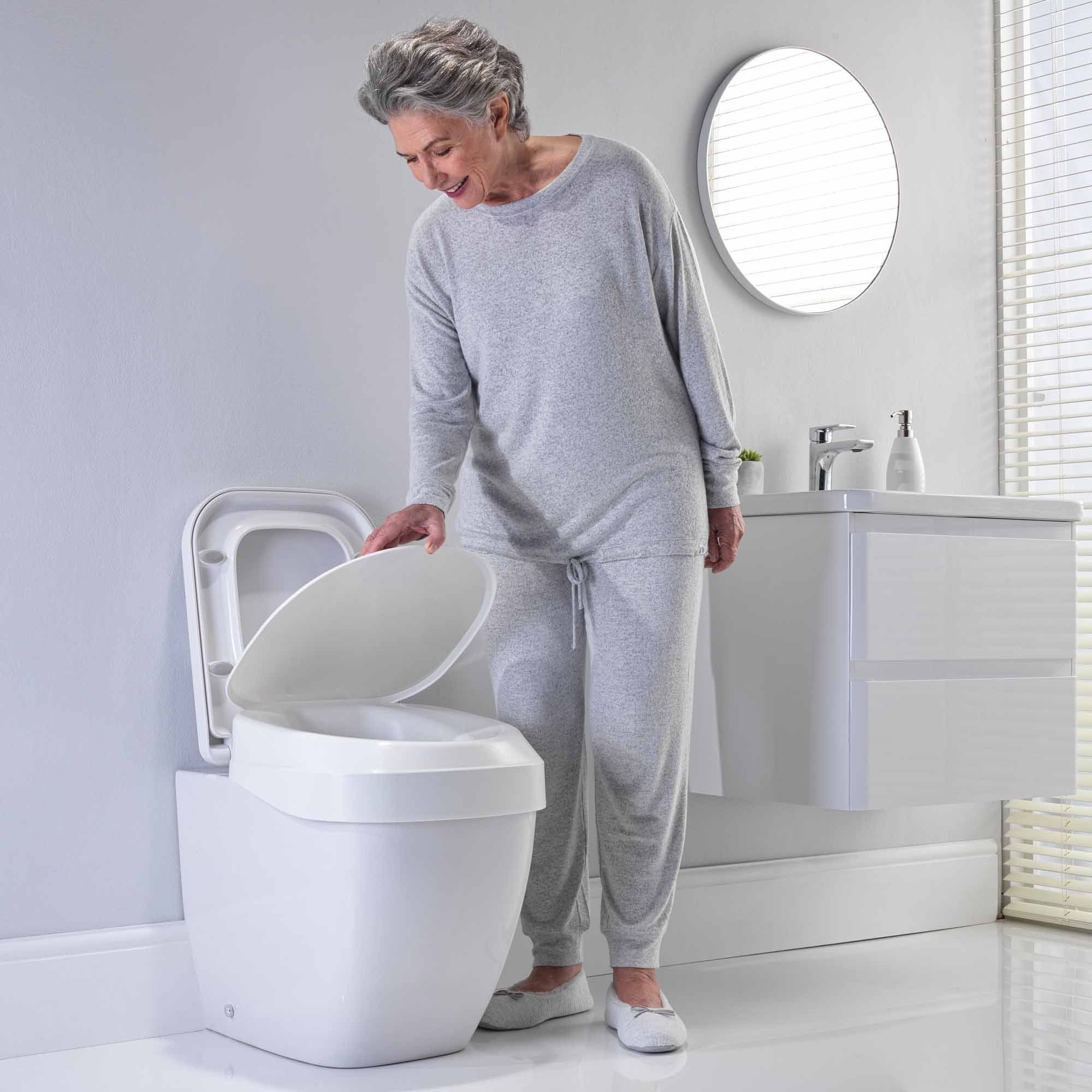 Invacare Toilettensitzerhöhung Toilettensitzerhöhung Aquatec 90 Ergo