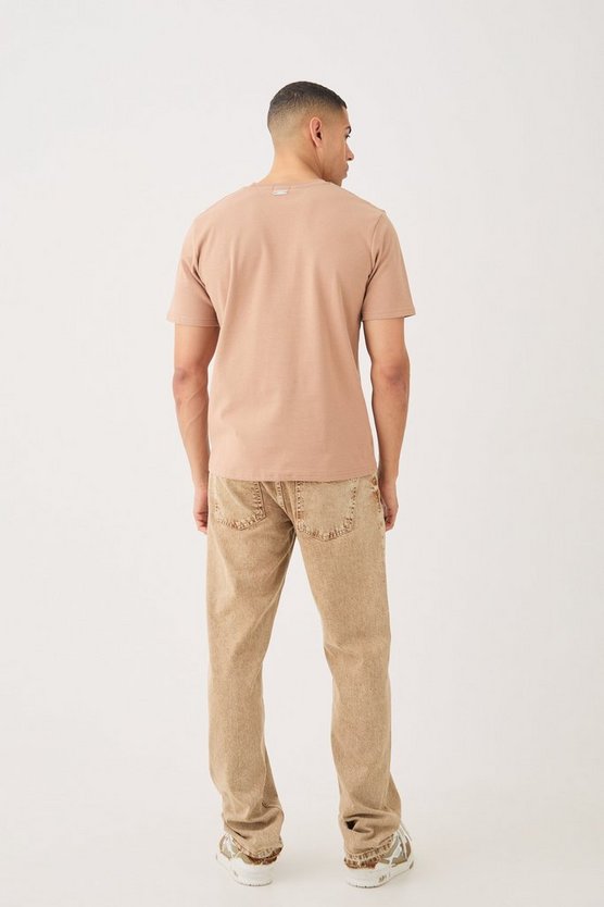T-Shirt mit abstraktem Print