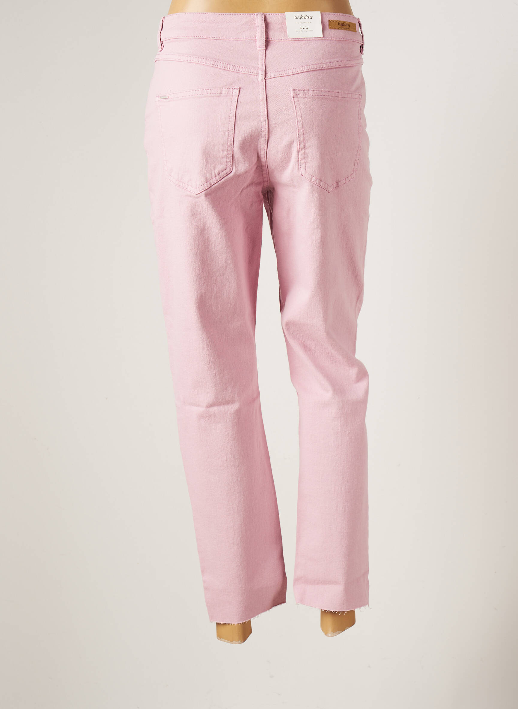 B Young Jean Mom Femme couleur violet