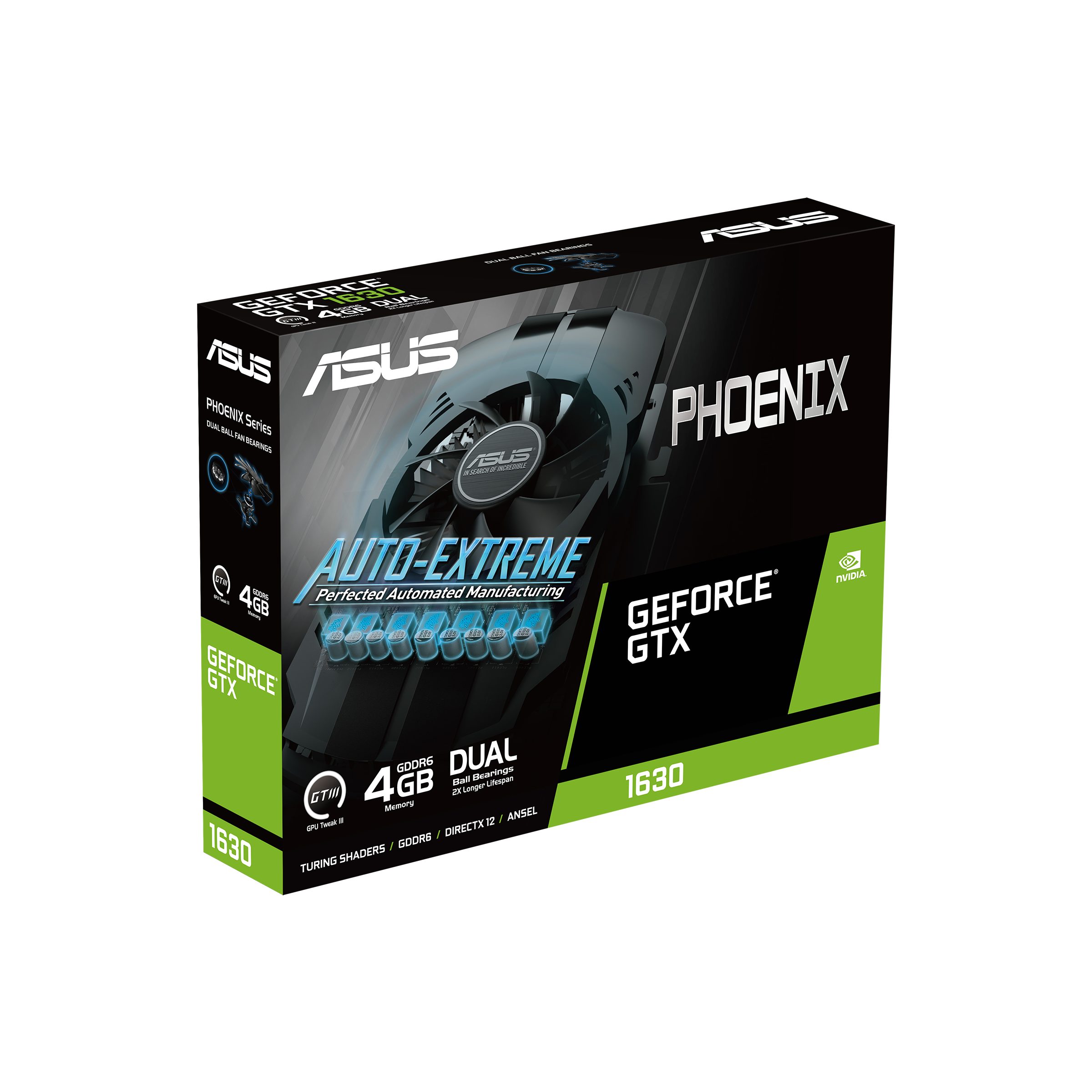 Asus PH-GTX1630-4G-EVO Grafikkarte (4 GB, GDDR6)