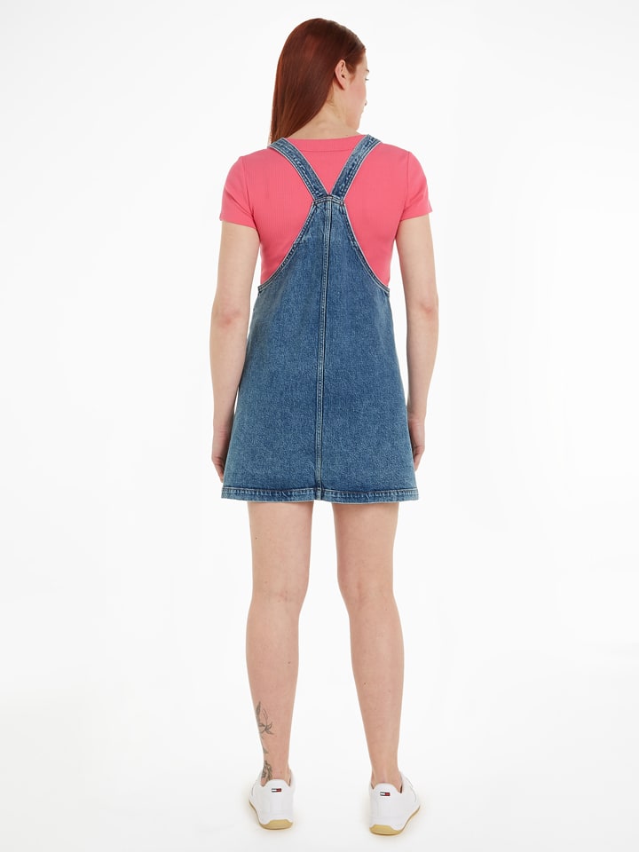 TOMMY JEANS Jeanskleid in Blau günstig kaufen