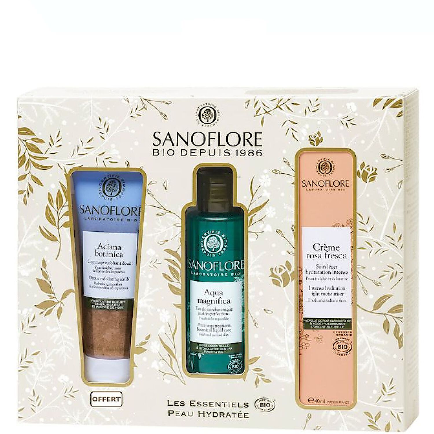Sanoflore Les Essentiels Coffret Peau Hydratée - 3 Produits