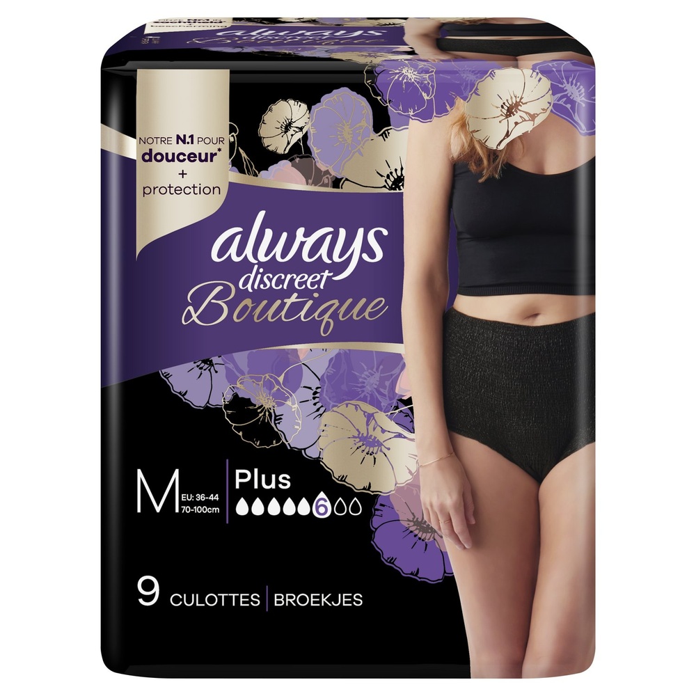 always Always Discreet Plus Culottes Pour Fuites Urinaires Culottes Pour Fuites Urinaires