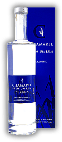 Chamarel Premium Rum White Classic 52% Chamarel Premium Rum White Classic 52% Harmonischer Premium White Rum, sehr frisch und weich, mit bemerkenswerten Aromen. 0,7	 Liter - Vol 52%