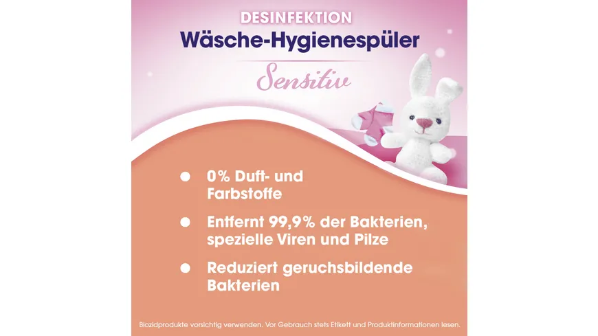 SAGROTAN Wäsche-Hygienespüler Sensitiv 1.5 l