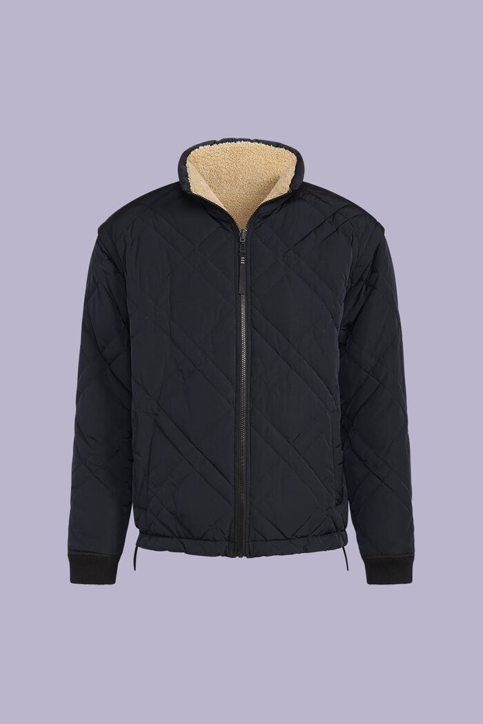 Wendesteppjacke mit abnehmbaren Ärmeln