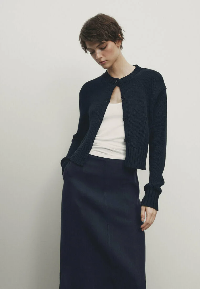 Massimo Dutti MIDI - Falda Campana