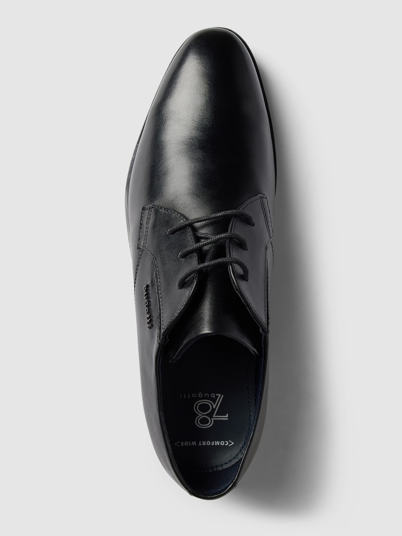 Derby-Schuhe aus Leder Modell 'GAPO' in schwarz