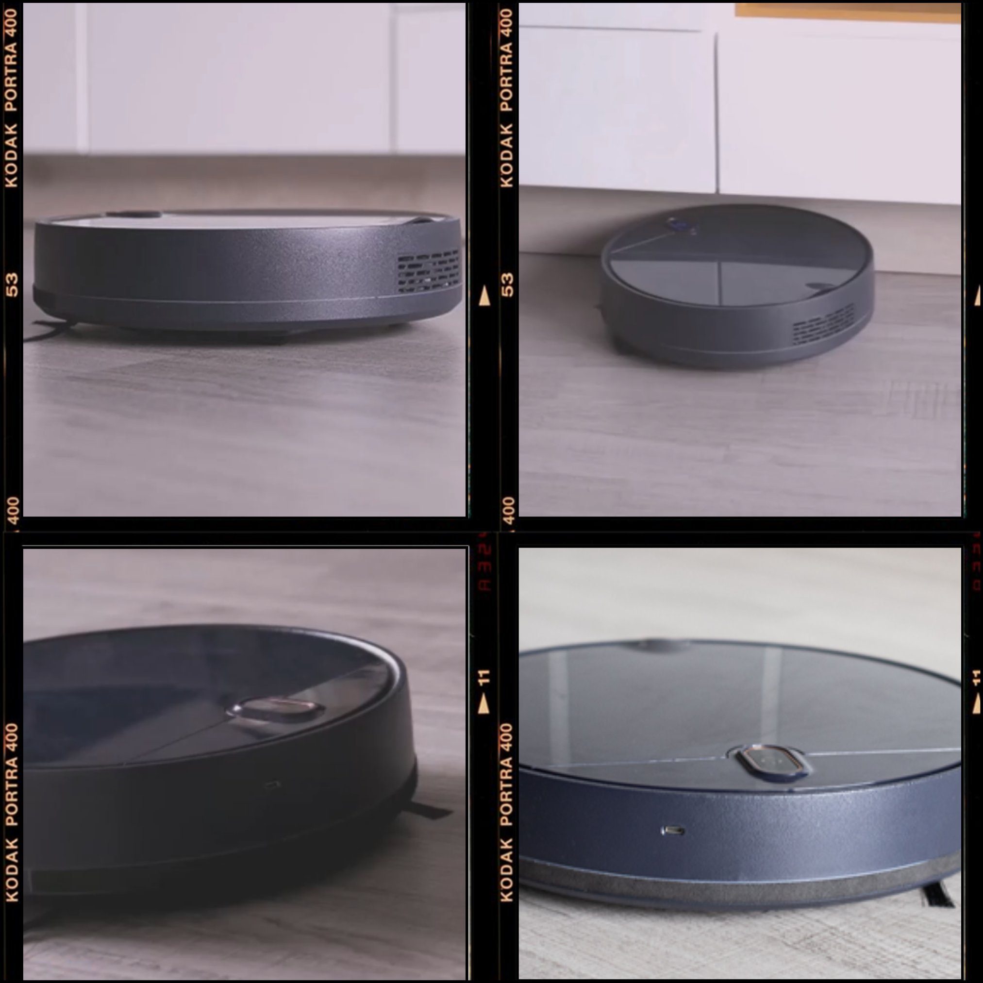 Starlyf Saugroboter Robot Vac, 10,00 W, beutellos, Staubsaugerroboter mit Wischfunktion, Teppich, Hartböden, 7,4V, leise