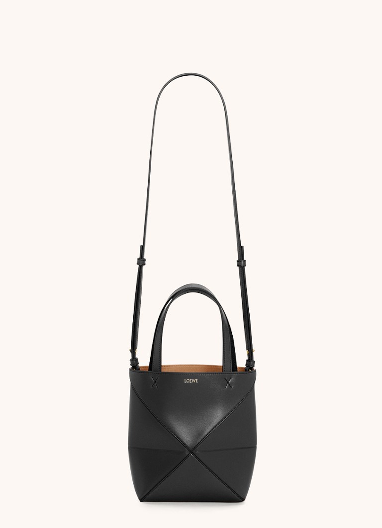 LOEWE  Puzzle Fold mini shopper van kalfsleer