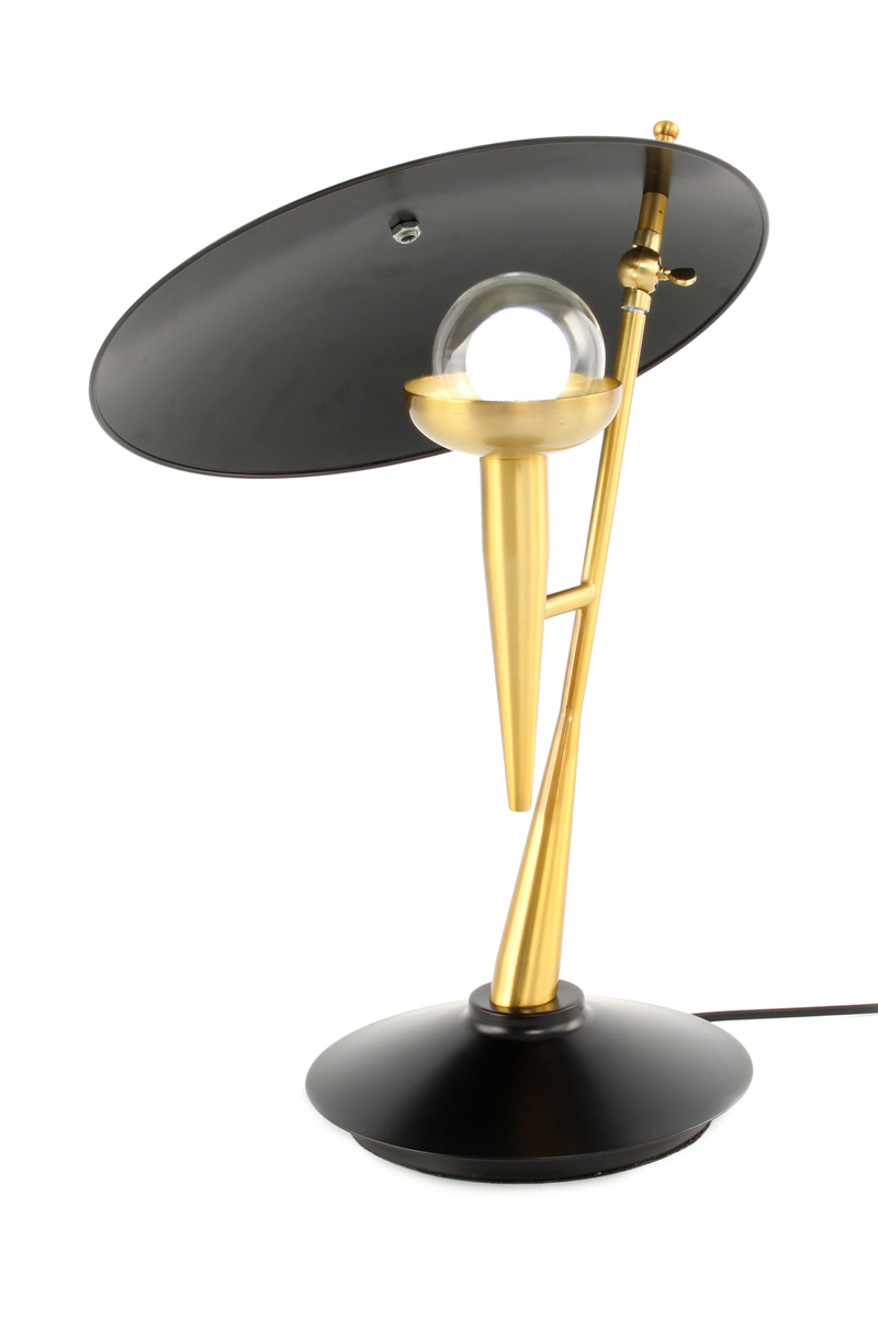 Kayoom Tischlampe Flyer 125 Gold / Schwarz