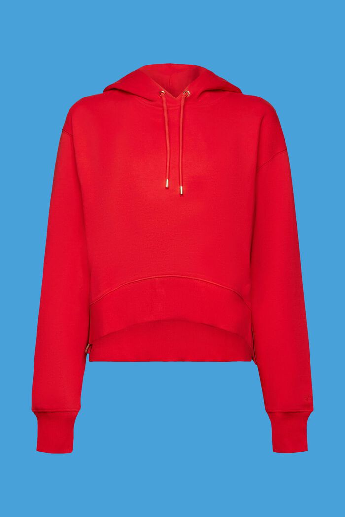 Hoodie aus Baumwollfleece