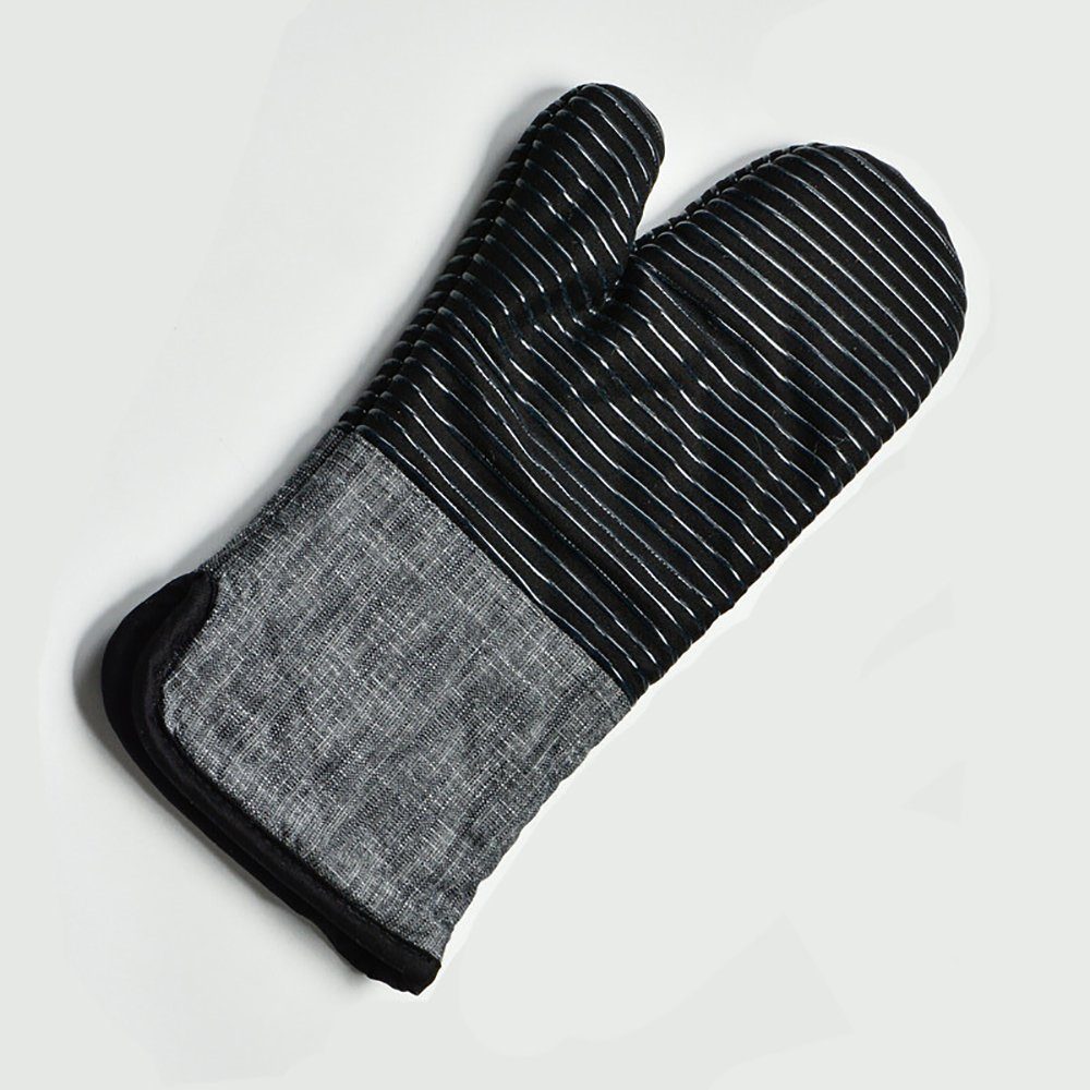 Wunderwelt Topflappen Ofenhandschuhe Hitzebeständige Topflappen Set, (Backhandschuhe Kochhandschuhe Hitzebeständige, 1-tlg., Topfhandschuhe 4er Set), Mini-Topfhandschuhe Gestreift zum Kochen & Backen
