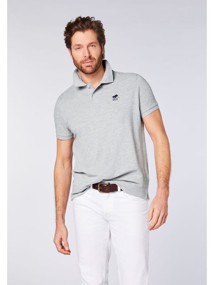 Polo Sylt Poloshirt in Grau günstig kaufen