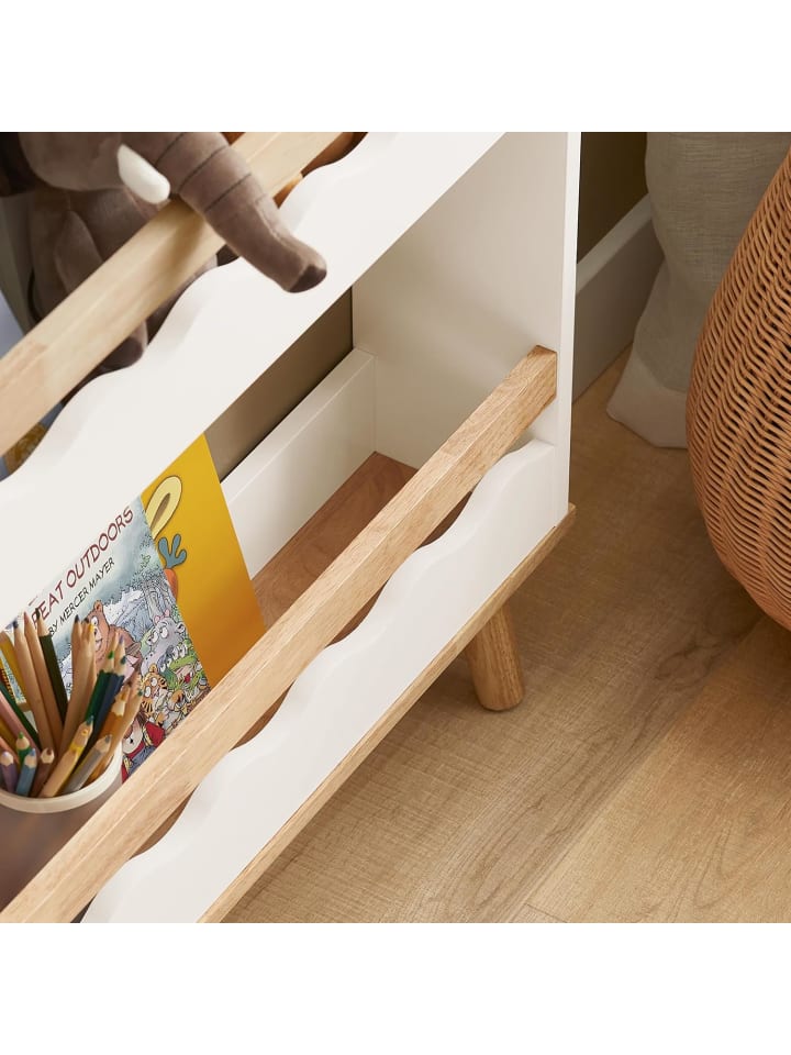 SoBuy Kinderregal in Weiß - (B)75 x (H)120 x (T)15cm günstig kaufen onesize