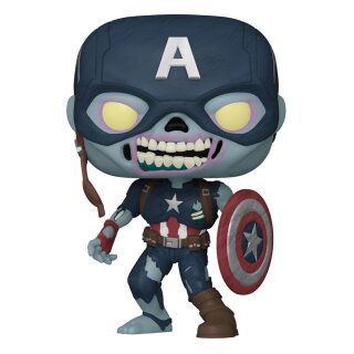Marvel What If...? POP! TV Vinyl Figur Zombie Captain America 9 cm *Mängelexemplar*