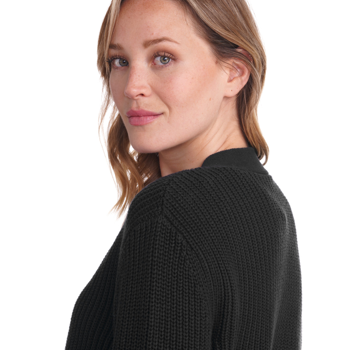 Damen Strickjacke mit Knopfleiste