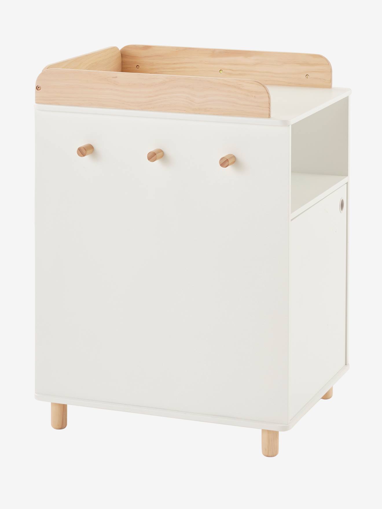 Vertbaudet Babyzimmer Wickeltisch PTILOU - weiß/natur