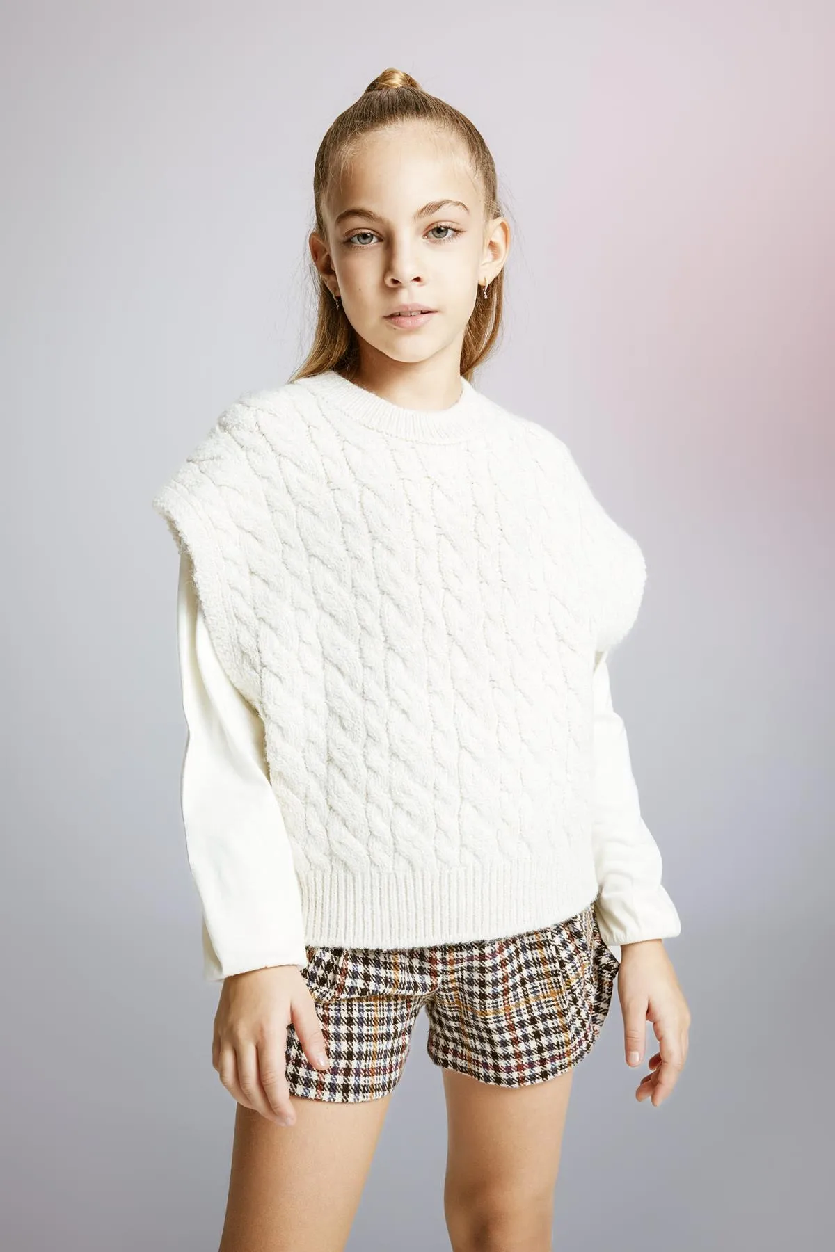DeFacto  Strickpullover mit normaler Passform für Mädchen Y6289a623au