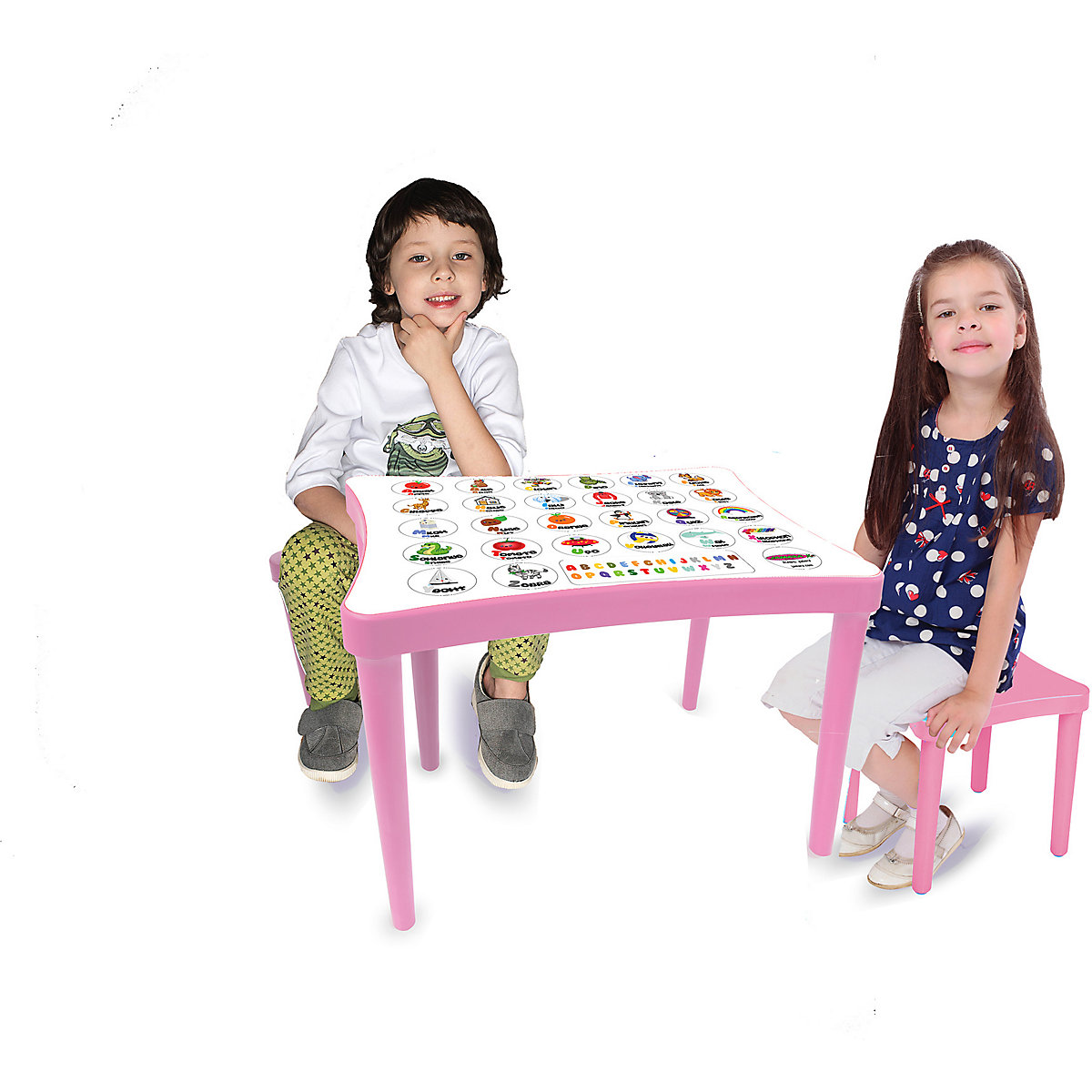Kindersitzgruppe Easy Learning 3tlg. rosa
