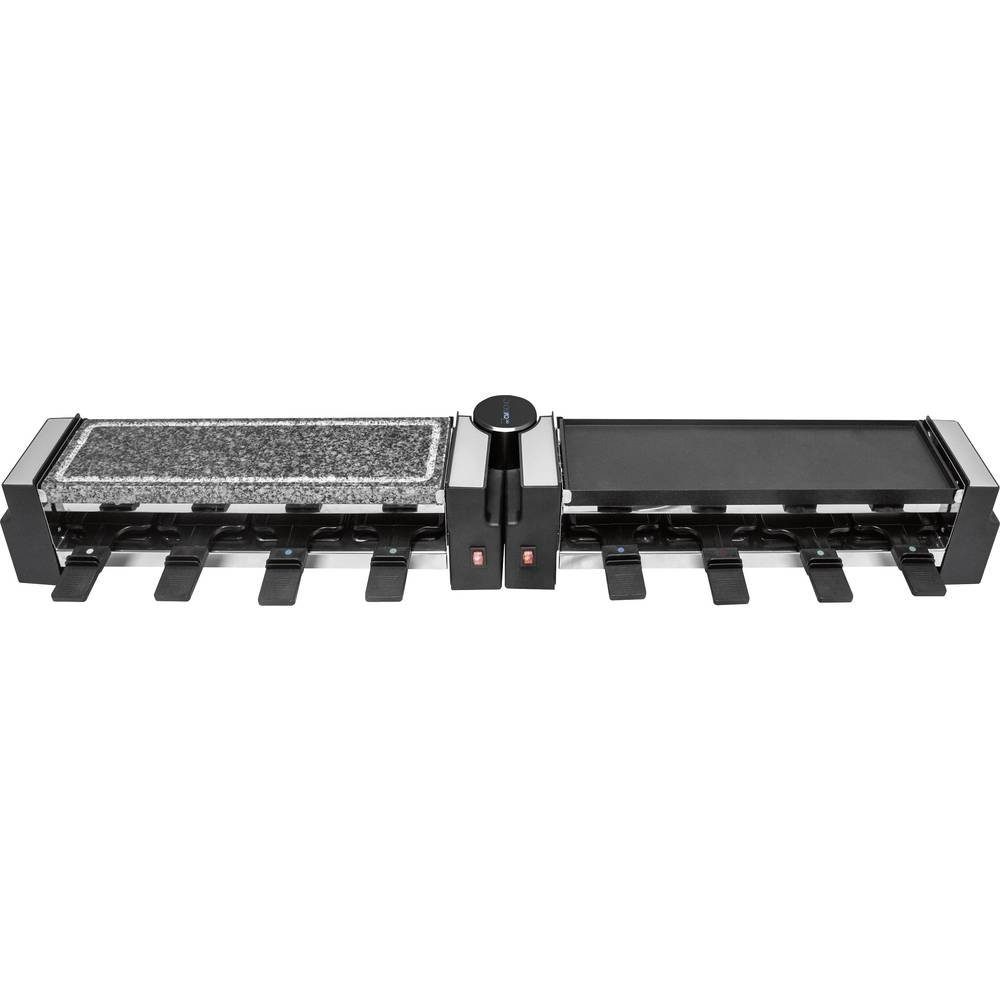 CLATRONIC Raclette Raclette Grill mit heißem Stein