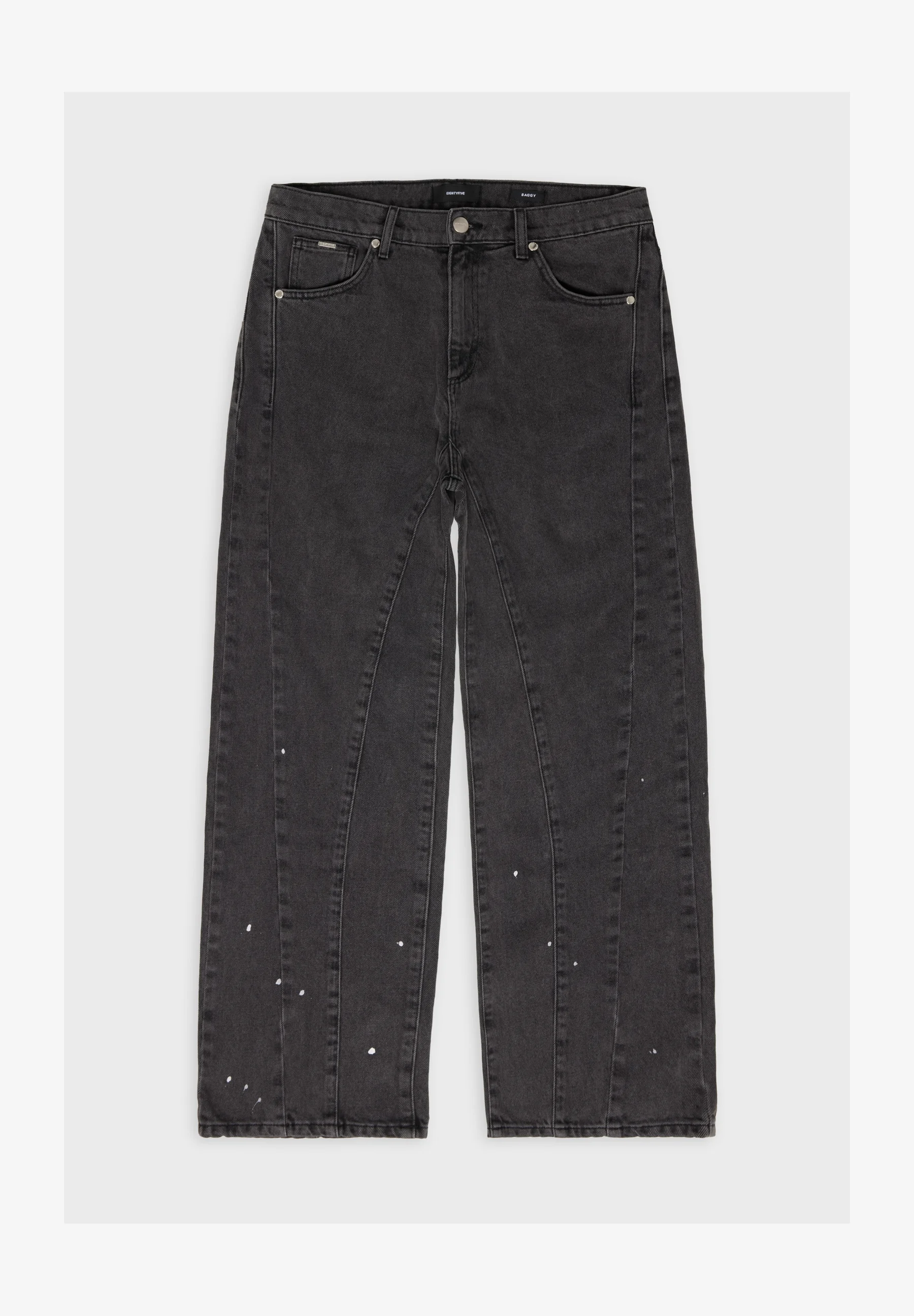 EIGHTYFIVE BAGGY CON SALPICADURAS - Vaqueros holgados