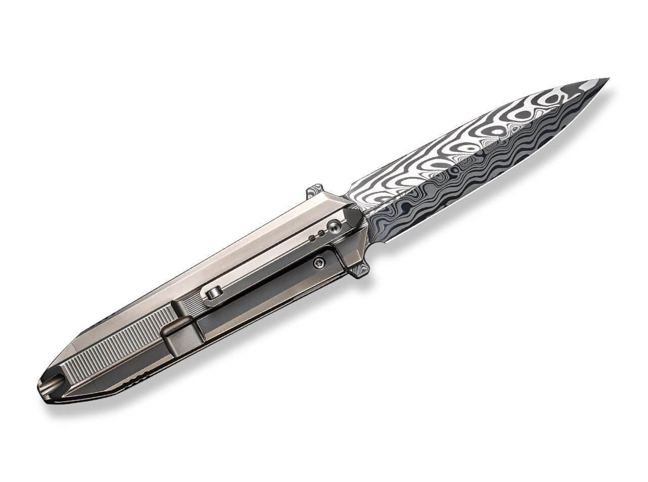 Diatomic Bead Blasted Titanium Damascus