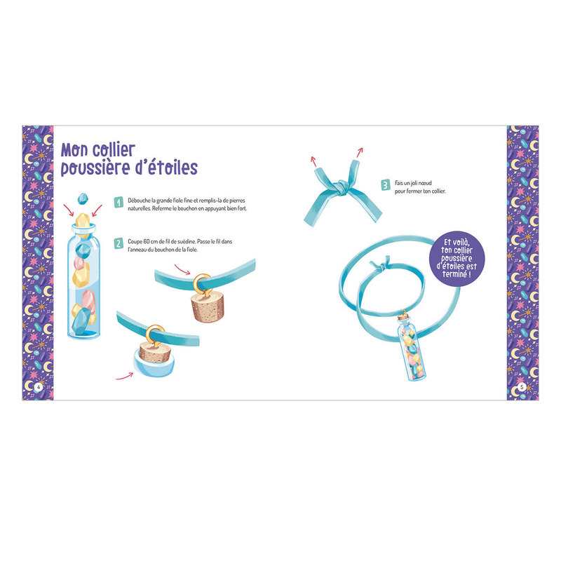 Coffret Ma boîte à bijoux, mes bijoux cristaux magiques - Auzou