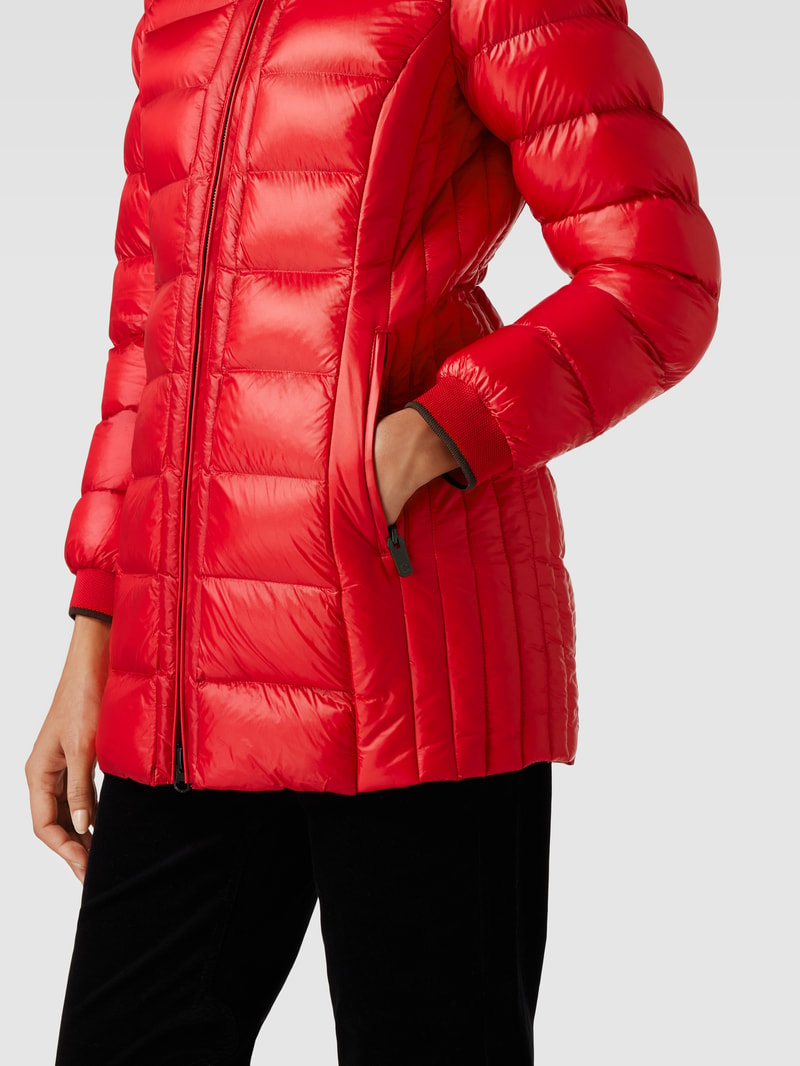 Steppjacke mit Kapuze Modell 'HIGHCLASS MEDIUM 1001' in rot