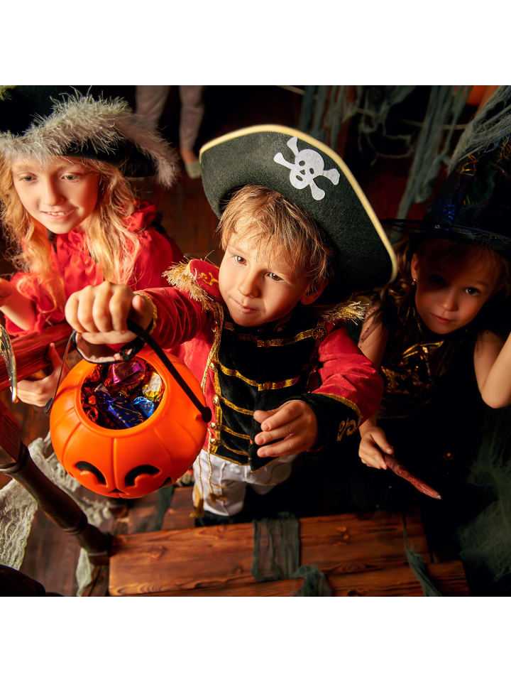 relaxdays 6 x Piratenhut in Schwarz/ Gold günstig kaufen onesize