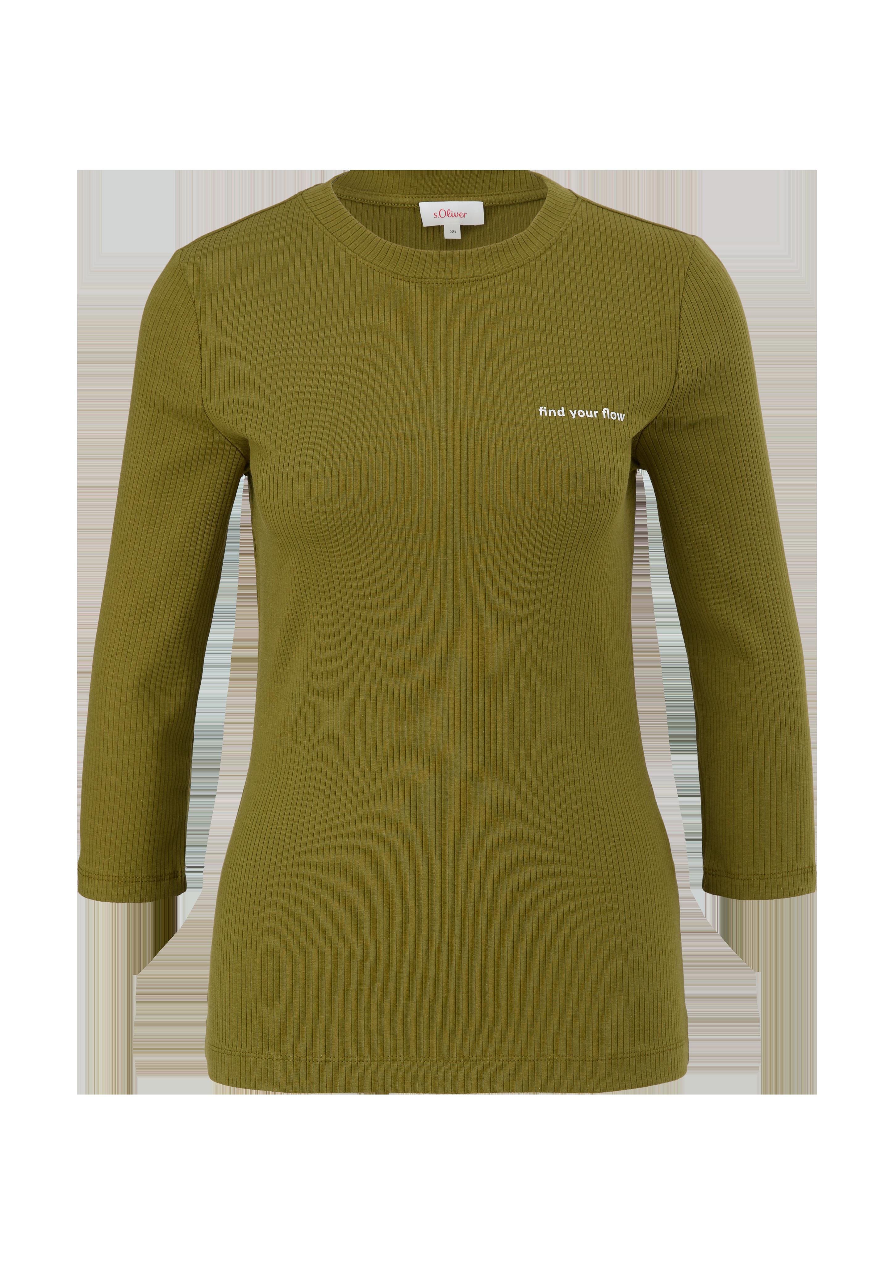 Shirt mit Rippstruktur  2122352-7734
