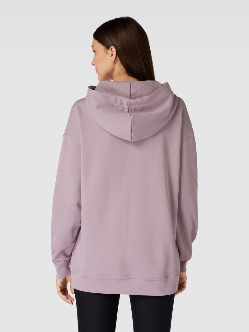 Hoodie mit Logo-Print in mauve