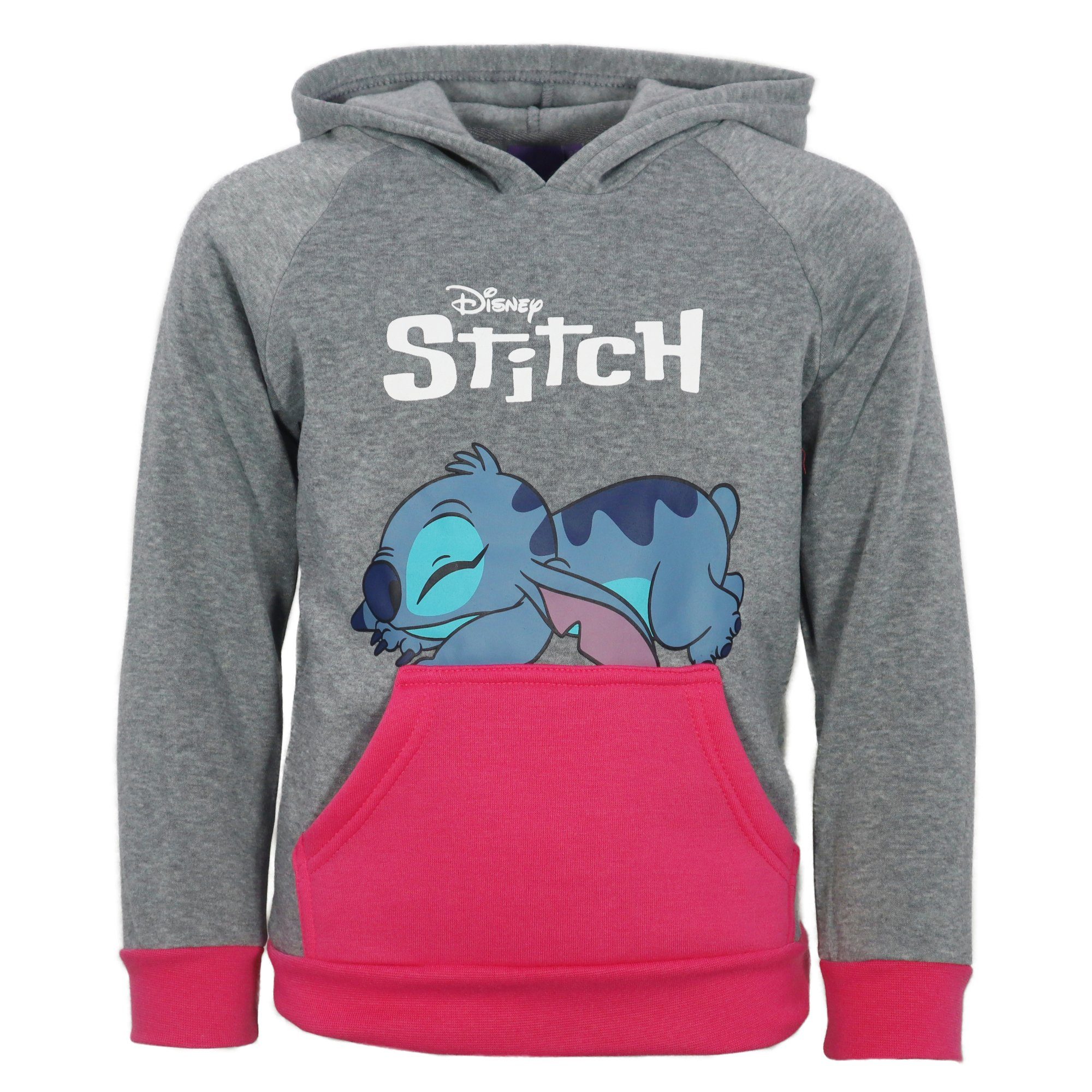Kapuzenpullover  Stitch Kinder Fleece Hoodie Pullover Gr. 92 bis 128