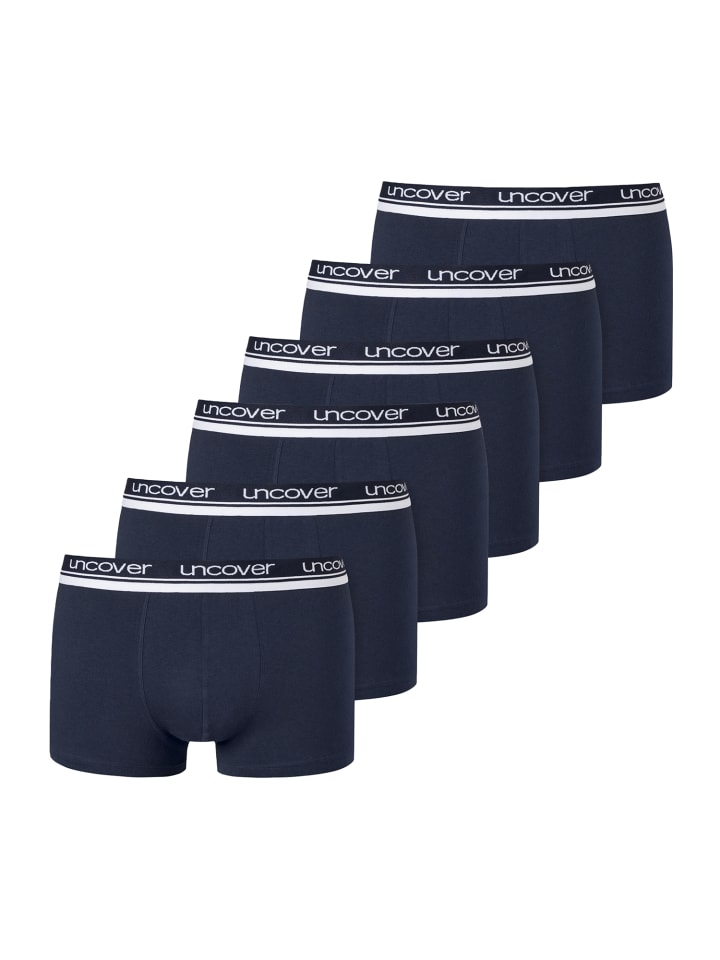Schiesser Boxershorts Uncover in Dunkelblau günstig kaufen