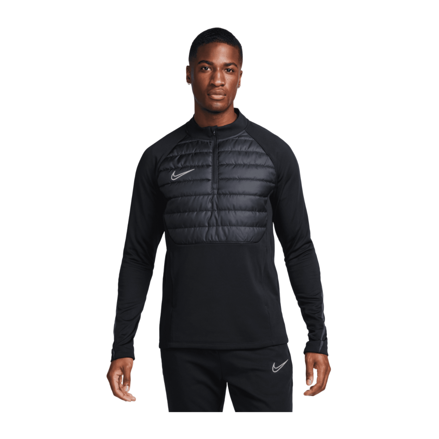 Nike Therma-Fit Academy Winter Warrior HalfZip Sweatshirt Schwarz Grau F010