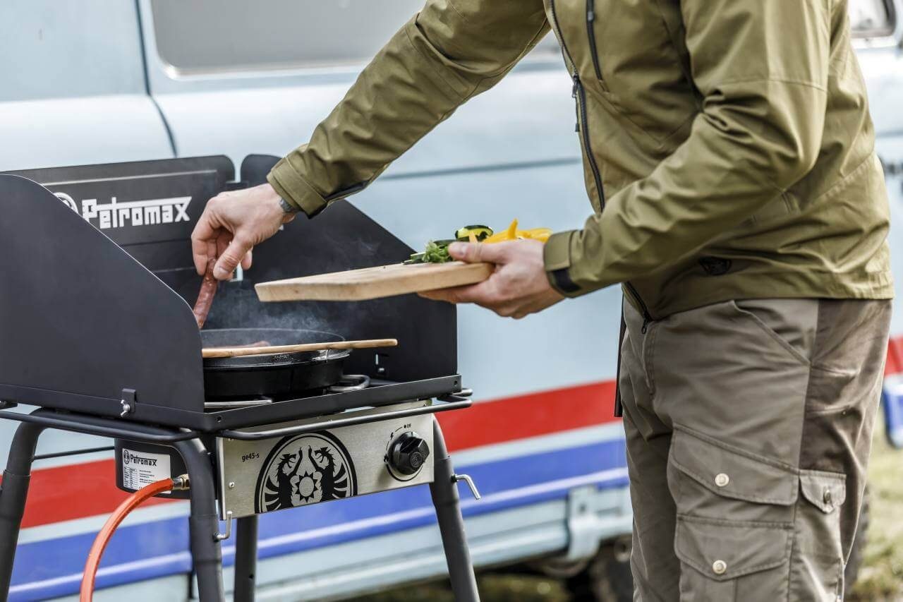 Petromax Gasgrill, Gastisch Einzelbrenner ge45-s für Feuertopf