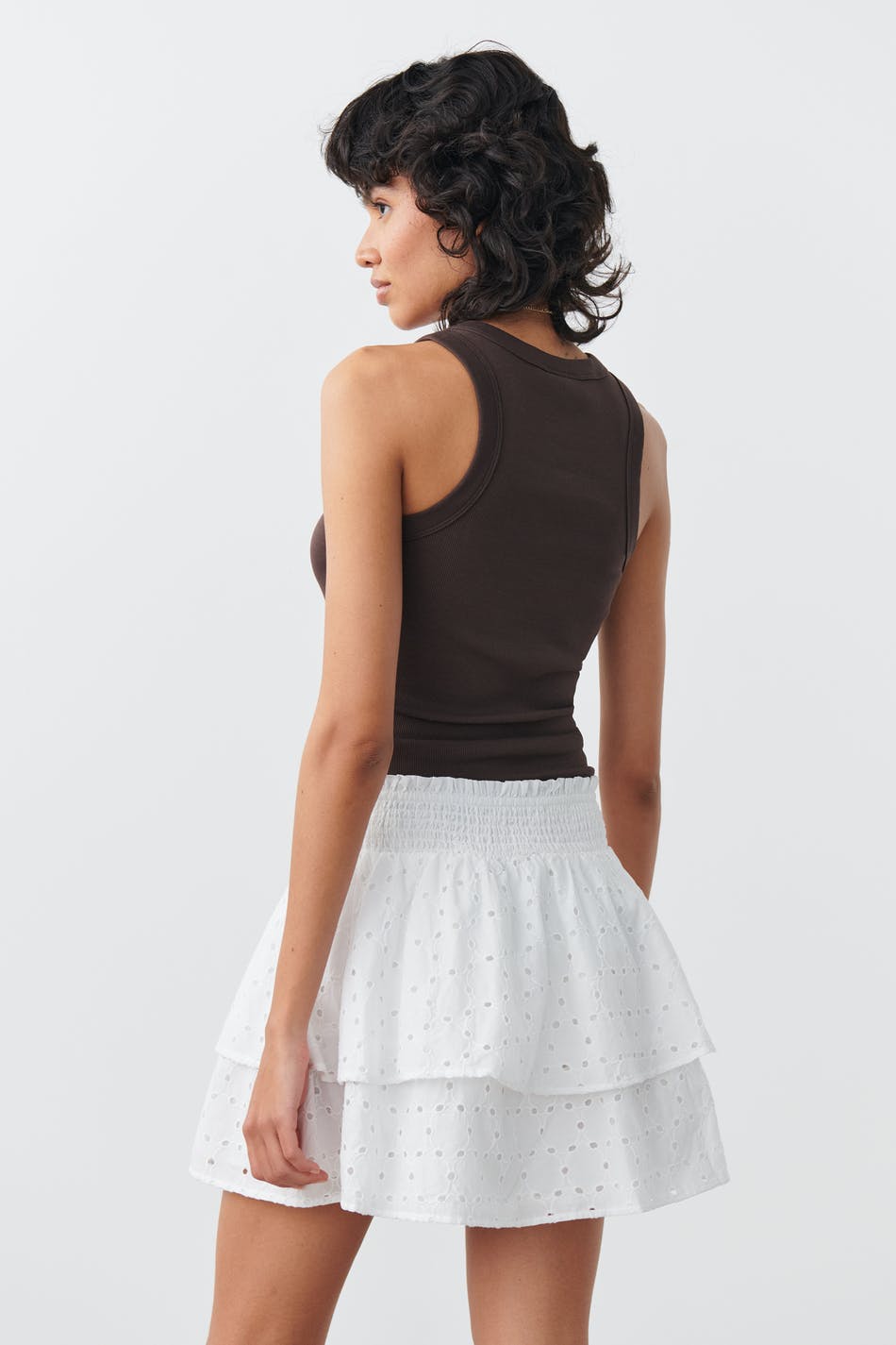 Broderie anglaise skirt