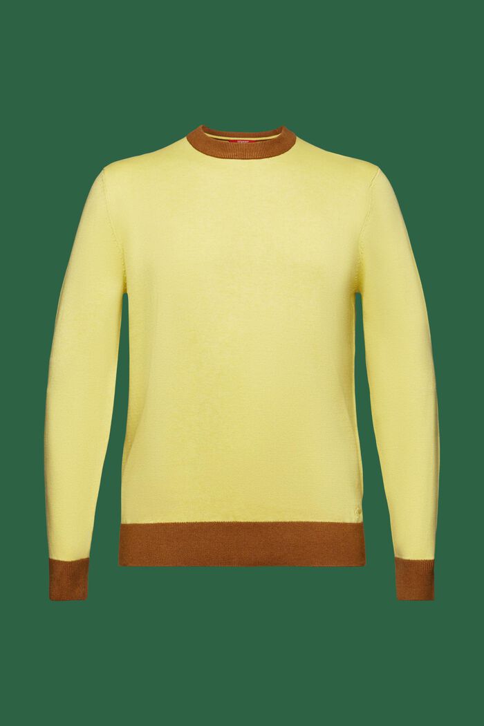 Strickpullover mit Rundhalsausschnitt