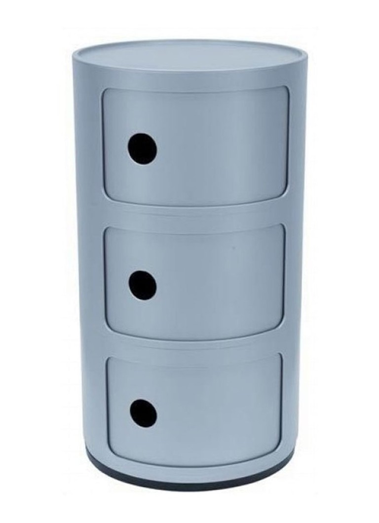 Kartell Componibili duża okrągła szafa (3 komponenty)