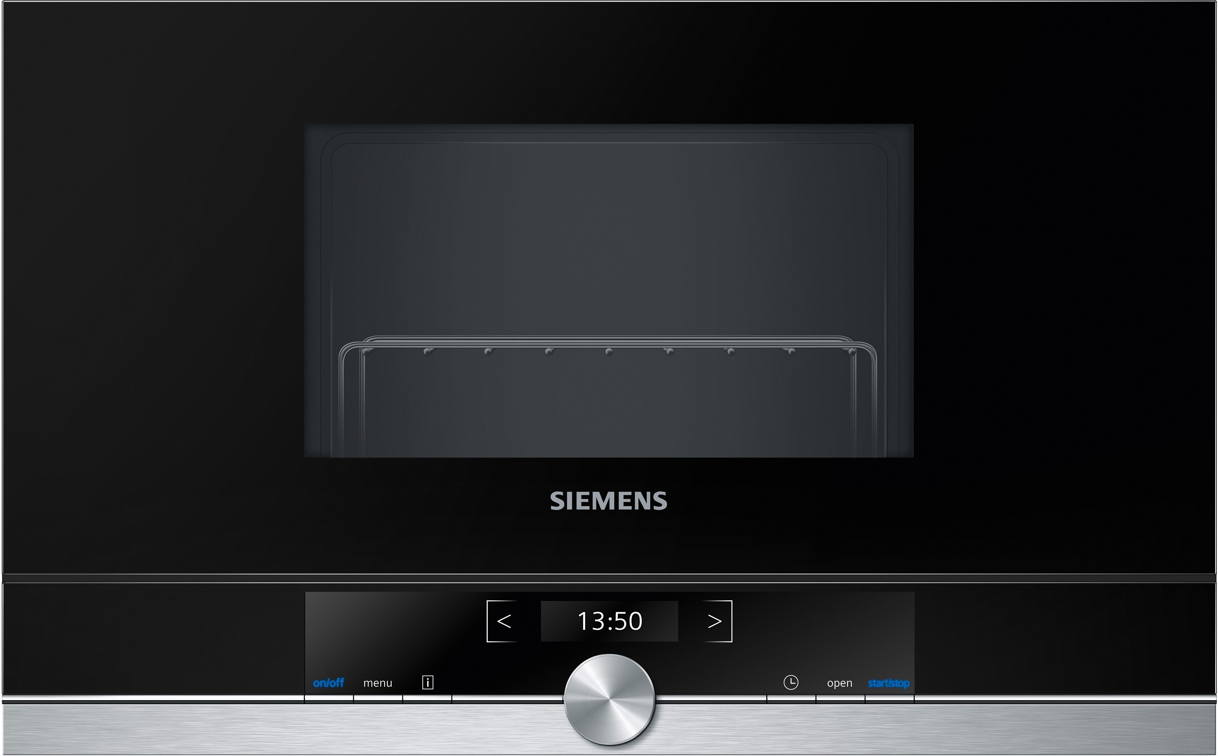 SIEMENS Einbau-Mikrowelle BE634LGS1, Grill, Mikrowelle, 21 l