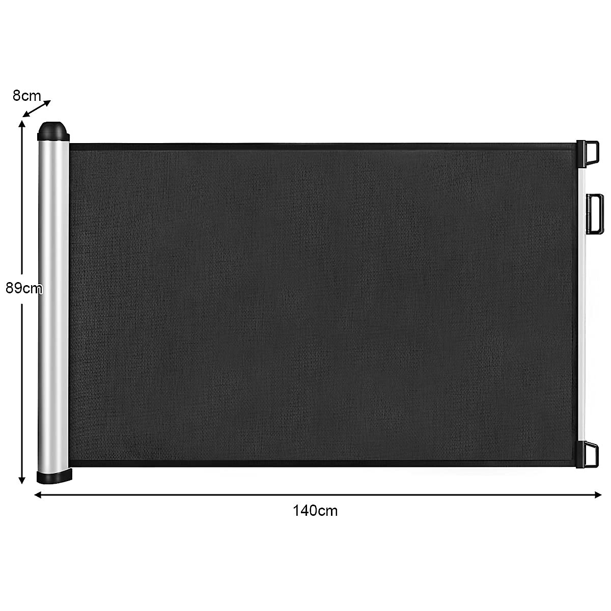 Türschutzgitter 0-130cm ausziehbar