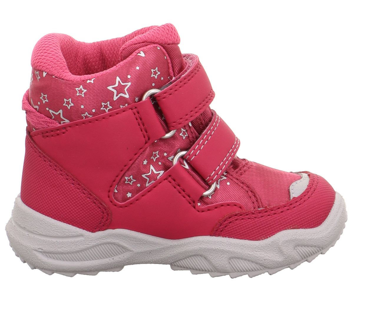 GLACIER - Rot/Pink Boots mit Klettverschluss
